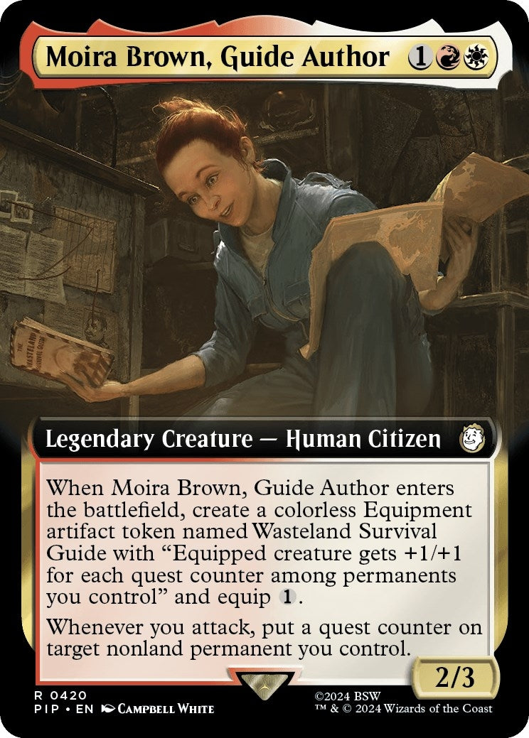 Image for Moira Brown, Guide Author (Extended Art) (420) - Magic: The Gathering