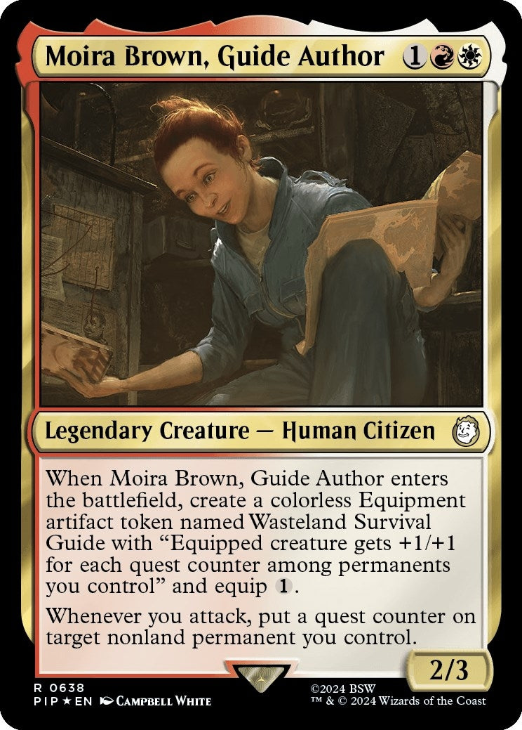 Image for Moira Brown, Guide Author (Surge Foil) (638) - Magic: The Gathering