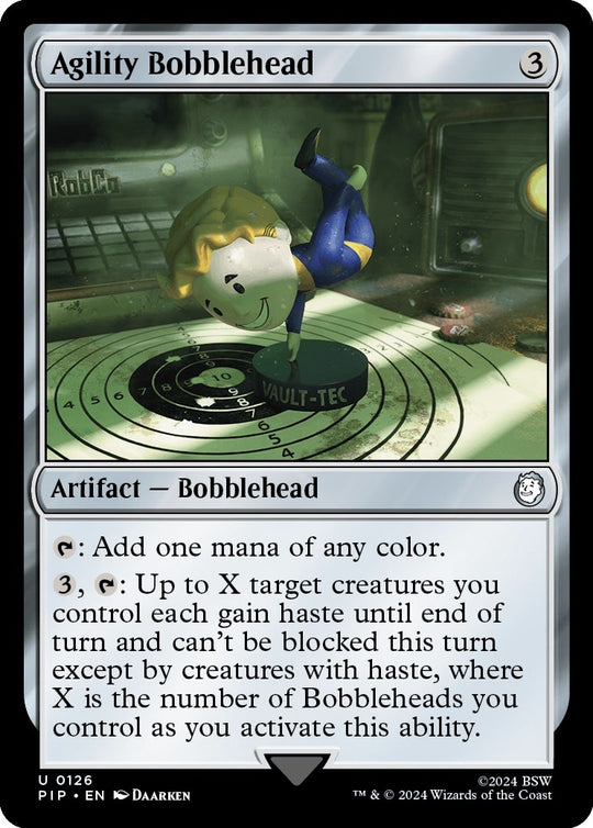 Image for Agility Bobblehead (126) (PIP) - Magic: The Gathering