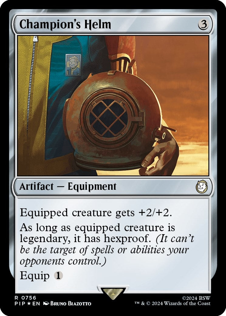 Image for Champion's Helm (Surge Foil) (756) - Magic: The Gathering