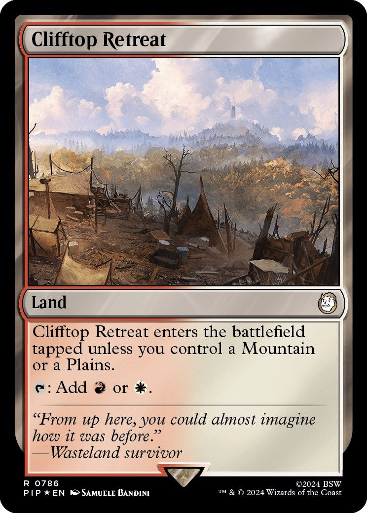 Image for Clifftop Retreat (Surge Foil) (786) - Magic: The Gathering
