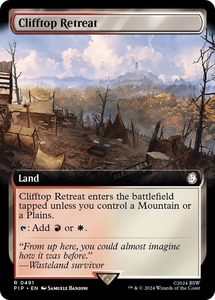 Image for Clifftop Retreat (Extended Art) (491) - Magic: The Gathering