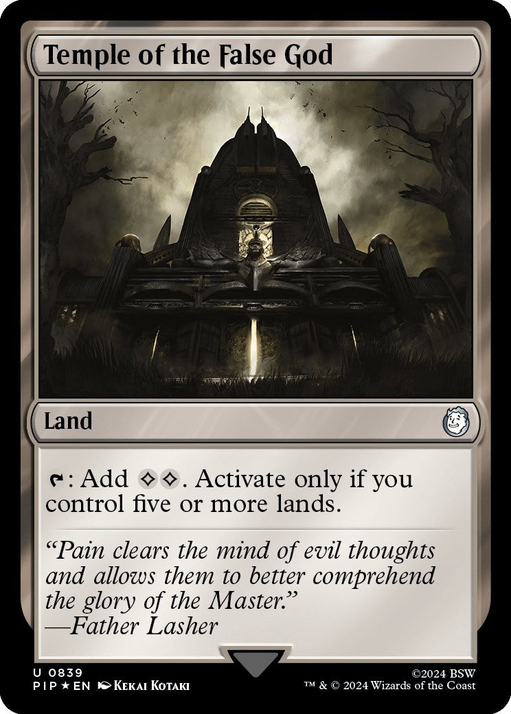 Image for Temple of the False God (Surge Foil) (839) - Magic: The Gathering