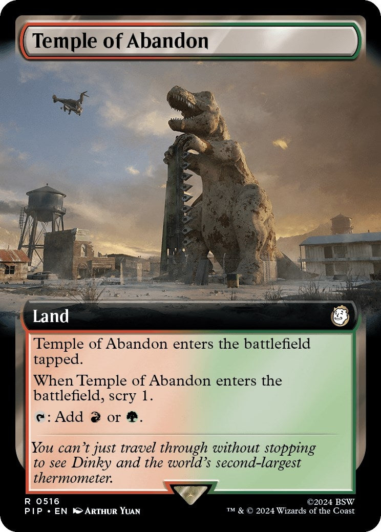 Image for Temple of Abandon (Extended Art) (516) - Magic: The Gathering