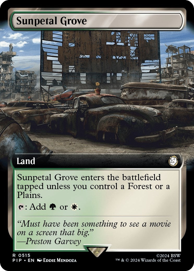 Image for Sunpetal Grove (Extended Art) (515) - Magic: The Gathering