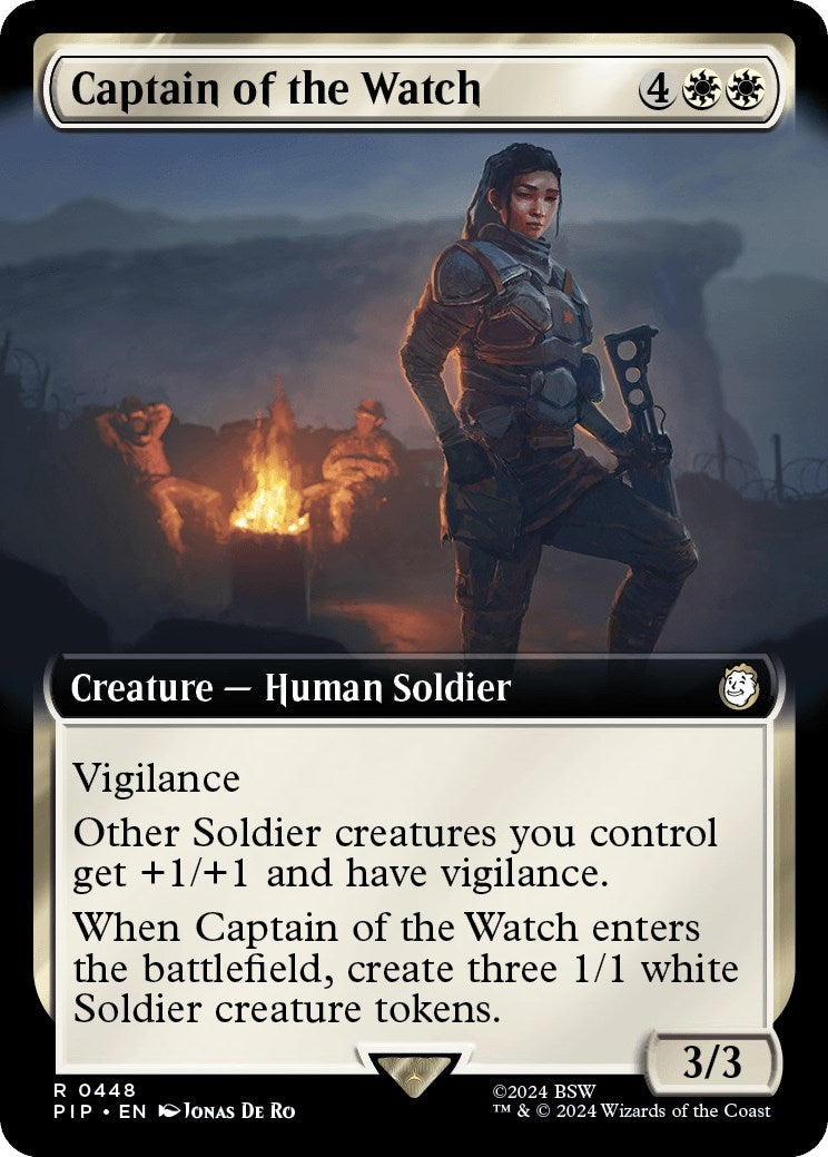 Image for Captain of the Watch (Extended Art) (448) - Magic: The Gathering