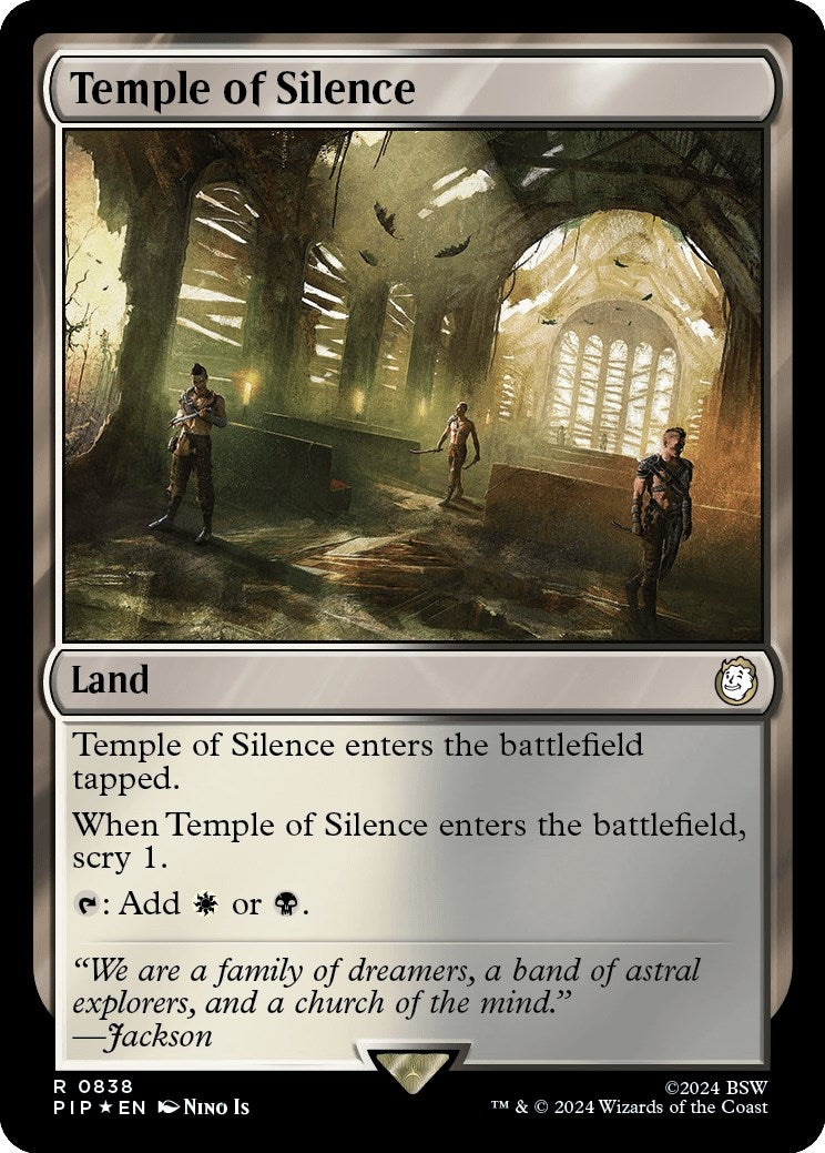 Image for Temple of Silence (Surge Foil) (838) - Magic: The Gathering