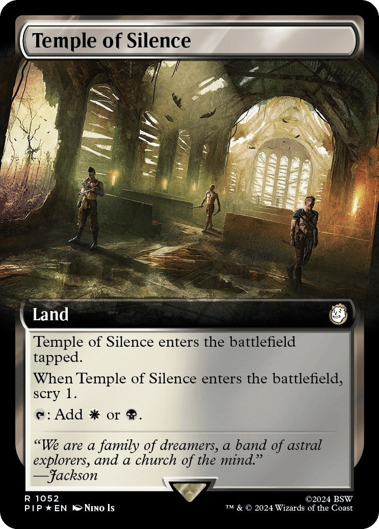 Image for Temple of Silence (Extended Art) (Surge Foil) (1052) - Magic: The Gathering