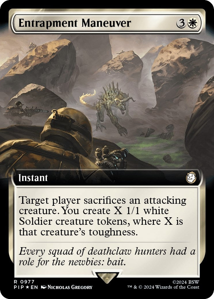 Image for Entrapment Maneuver (Extended Art) (Surge Foil) (977) - Magic: The Gathering