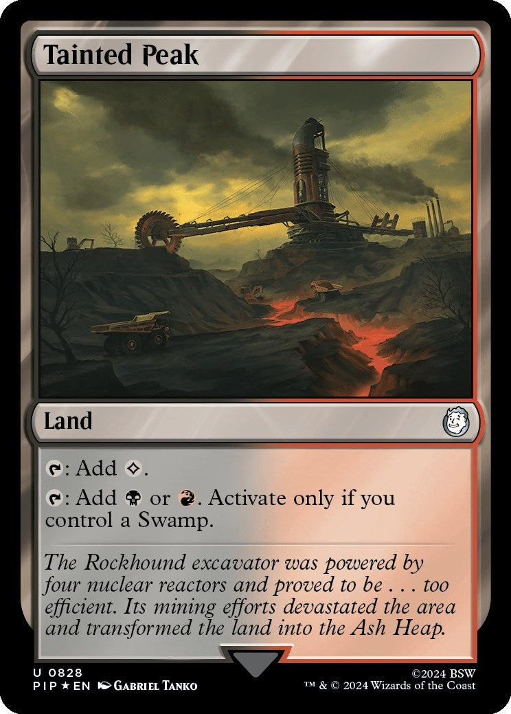 Image for Tainted Peak (Surge Foil) (828) - Magic: The Gathering