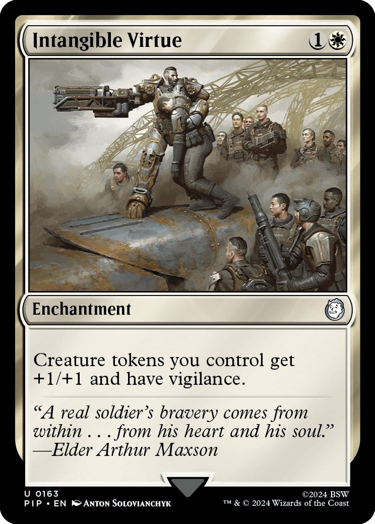 Image for Intangible Virtue (163) - Magic: The Gathering