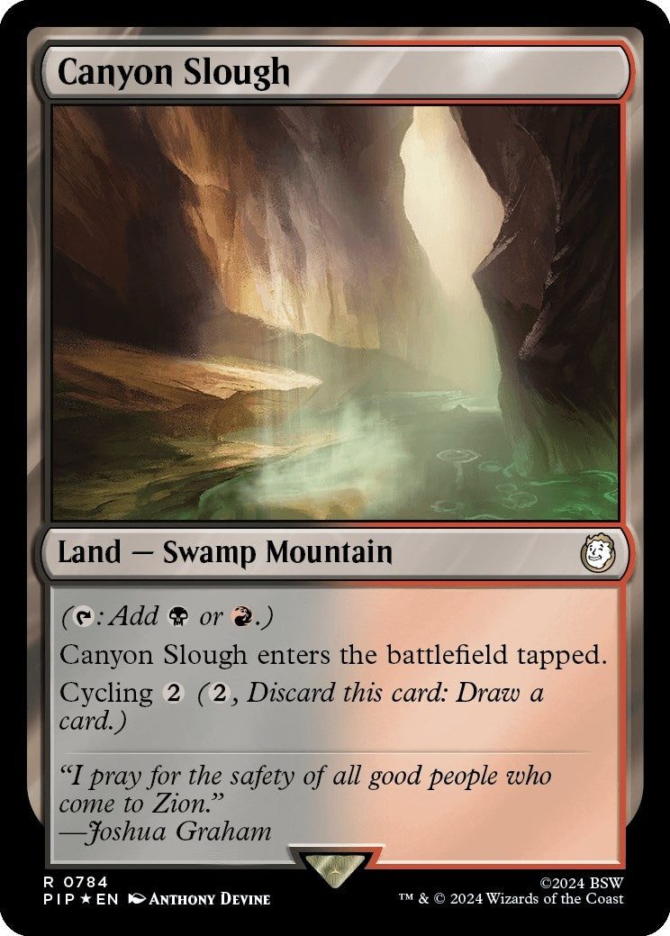 Image for Canyon Slough (Surge Foil) (784) - Magic: The Gathering