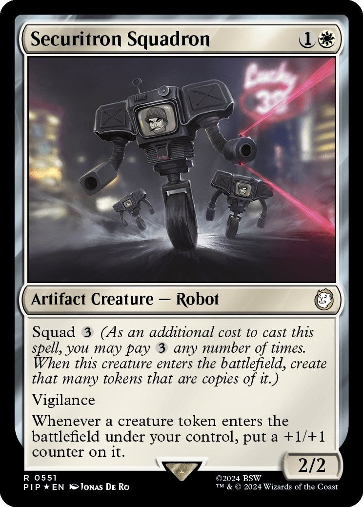 Image for Securitron Squadron (Surge Foil) (551) - Magic: The Gathering