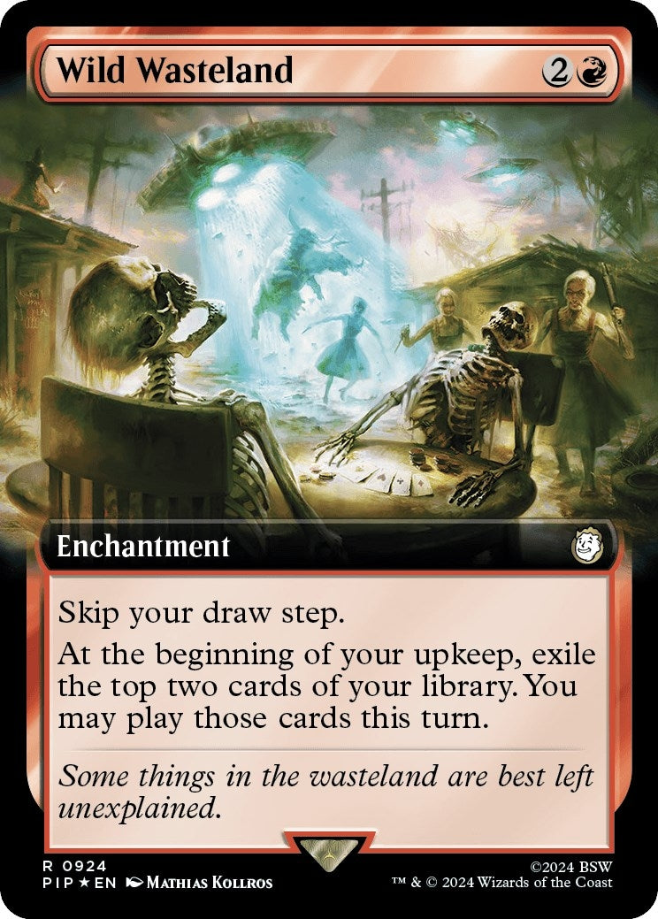 Image for Wild Wasteland (Extended Art) (Surge Foil) (924) - Magic: The Gathering