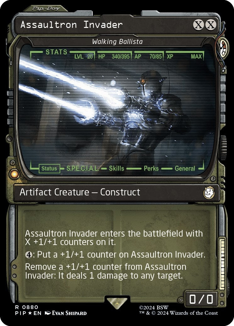 Image for Assaultron Invader - Walking Ballista (Showcase) (Surge Foil) (880) - Magic: The Gathering