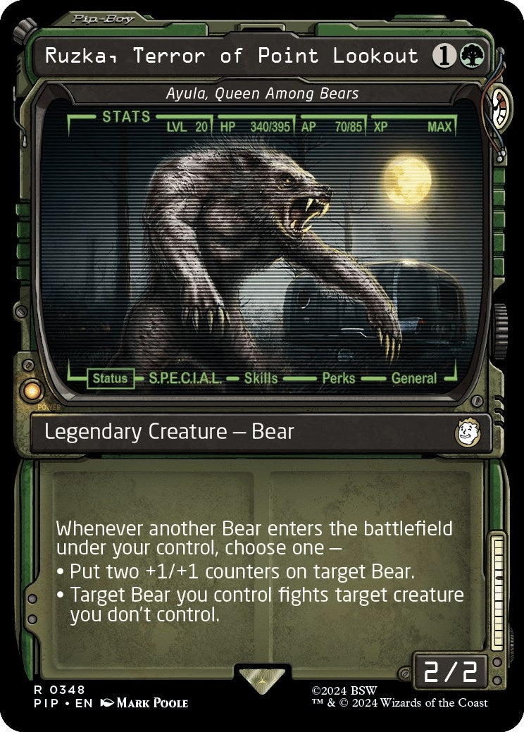 Image for Ruzka, Terror of Point Lookout - Ayula, Queen Among Bears (Showcase) (348) - Magic: The Gathering