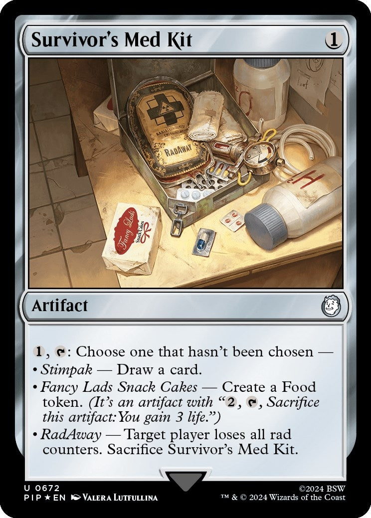Image for Survivor's Med Kit (Surge Foil) (672) - Magic: The Gathering