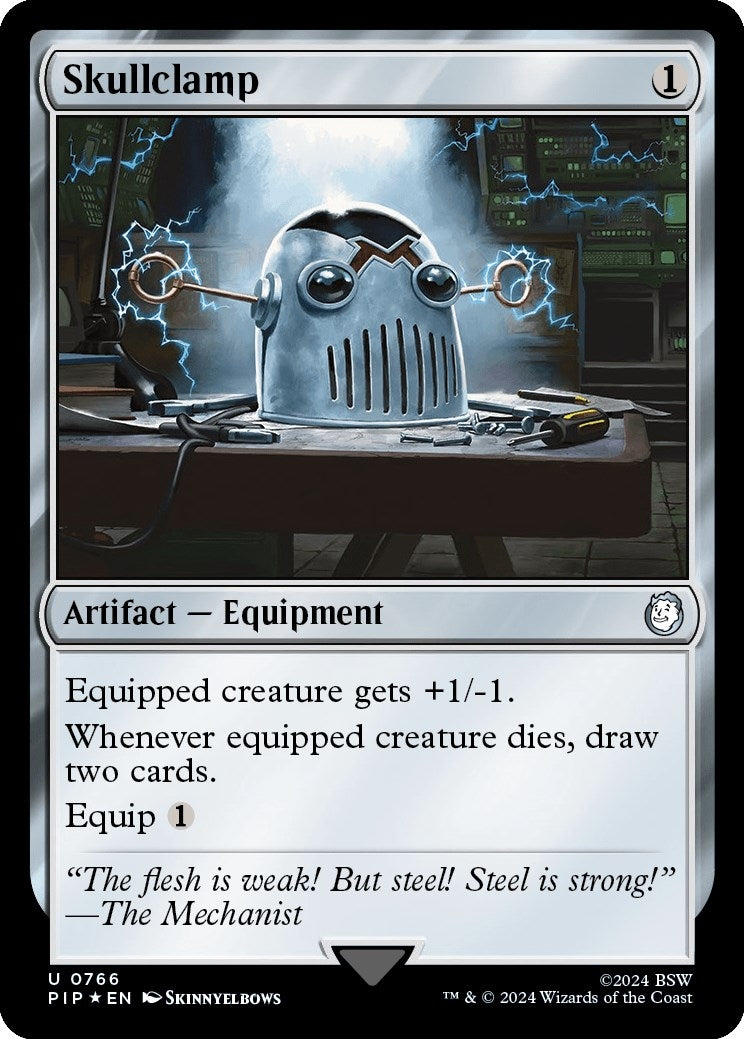 Image for Skullclamp (Surge Foil) (766) - Magic: The Gathering