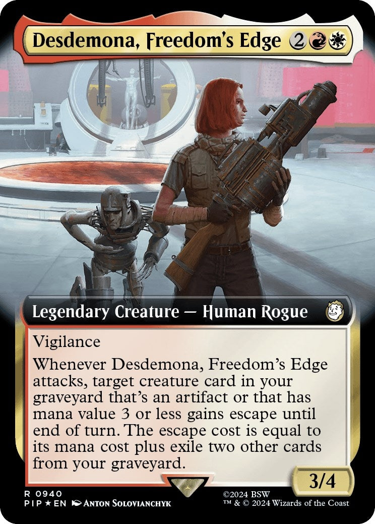 Image for Desdemona, Freedom's Edge (Extended Art) (Surge Foil) (940) - Magic: The Gathering