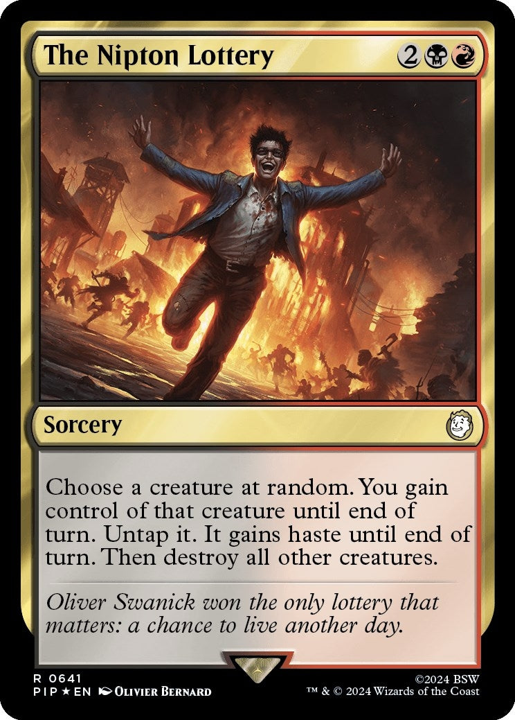 Image for The Nipton Lottery (Surge Foil) (641) - Magic: The Gathering