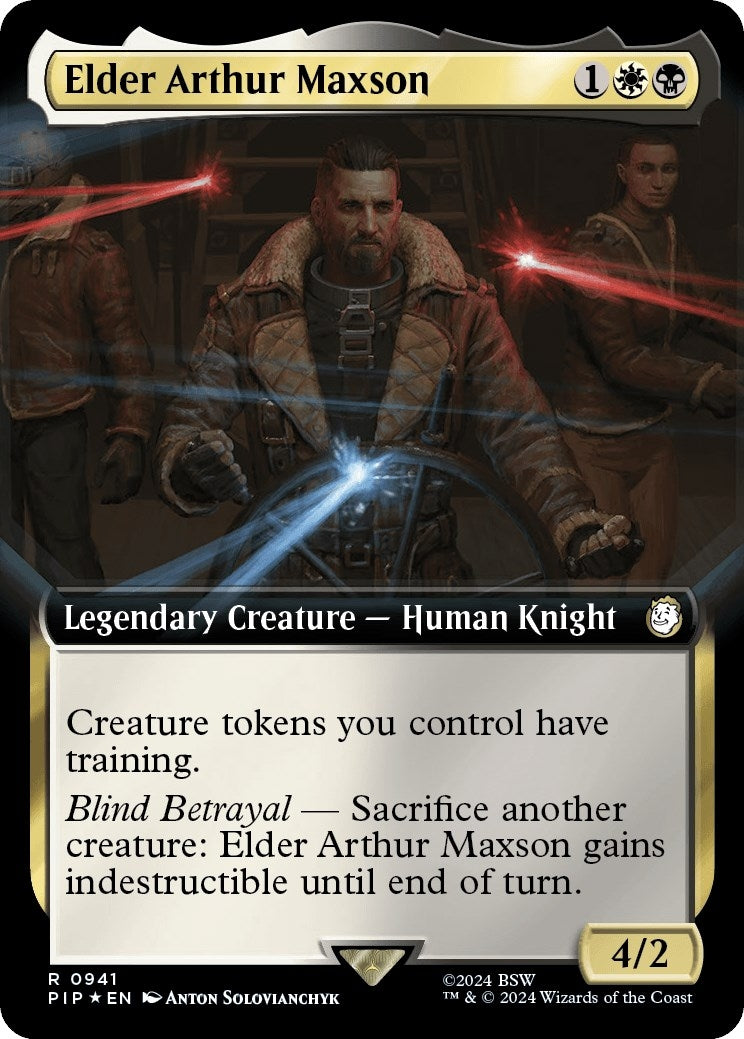 Image for Elder Arthur Maxson (Extended Art) (Surge Foil) (941) - Magic: The Gathering