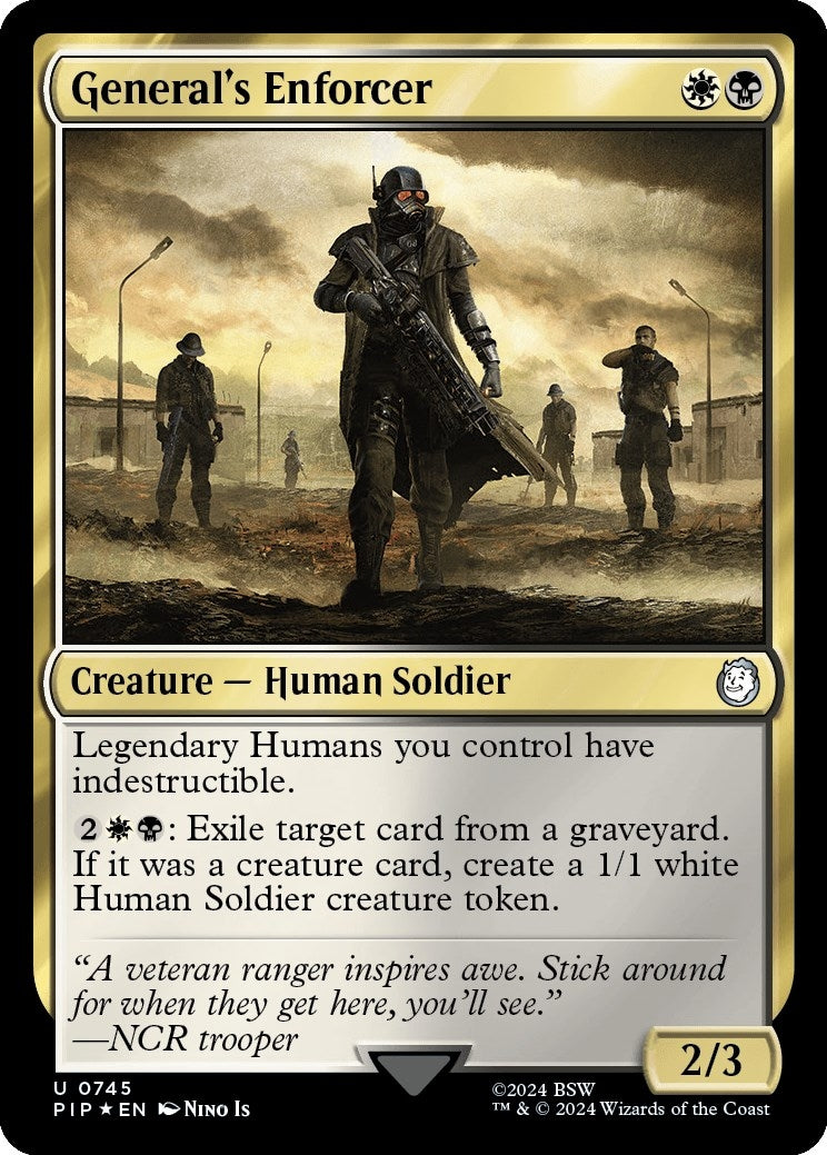 Image for General's Enforcer (Surge Foil) (745) - Magic: The Gathering