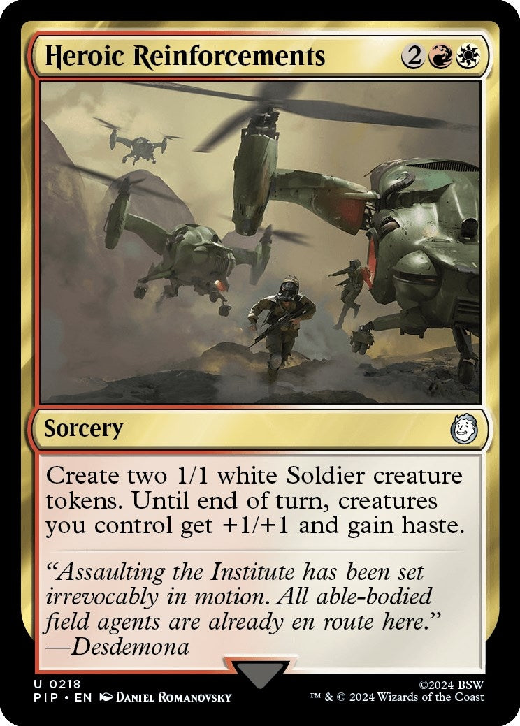 Image for Heroic Reinforcements (218) - Magic: The Gathering