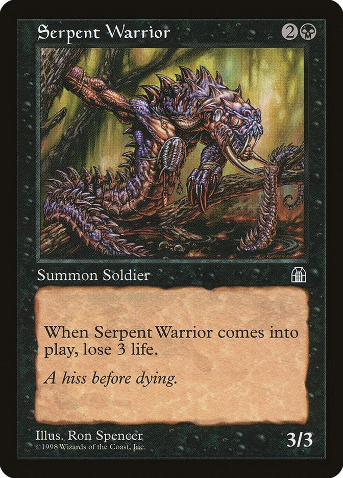 Image for Serpent Warrior - Magic: The Gathering