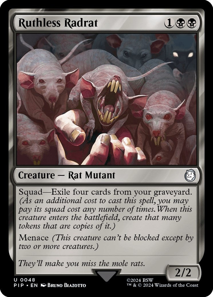 Image for Ruthless Radrat (48) - Magic: The Gathering