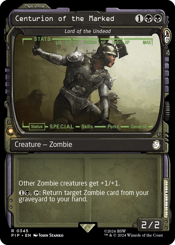 Image for Centurion of the Marked - Lord of the Undead (Showcase) (345) - Magic: The Gathering