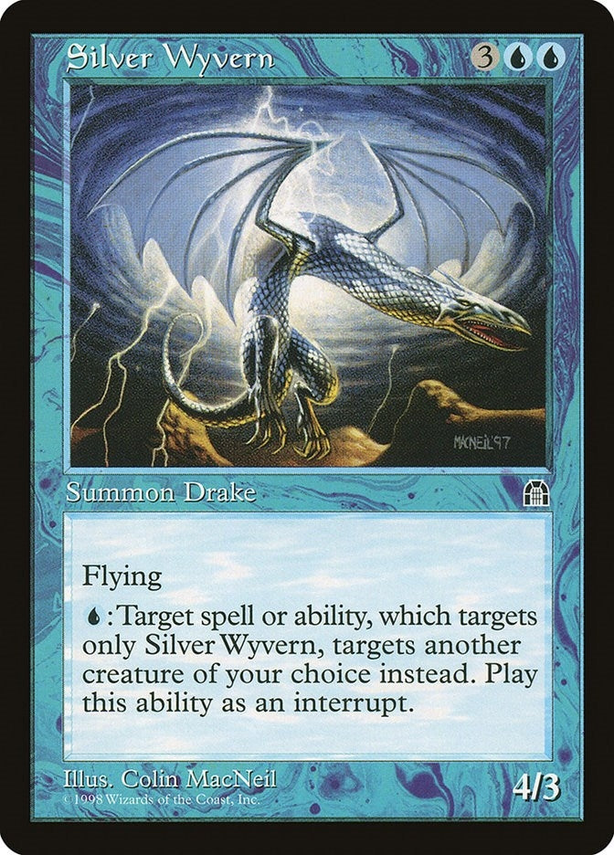 Image for Silver Wyvern - Magic: The Gathering