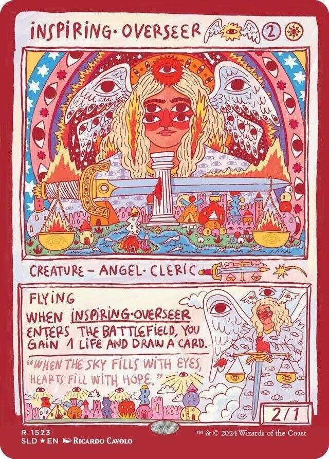 Image for Inspiring Overseer (Rainbow Foil) (1523) - Magic: The Gathering