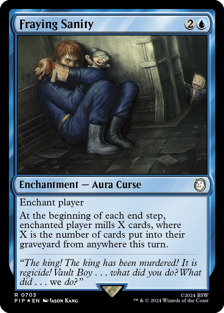 Image for Fraying Sanity (Surge Foil) (703) - Magic: The Gathering