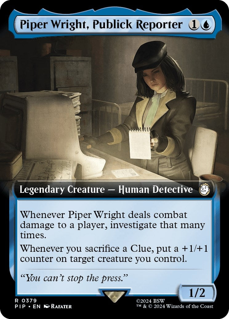 Image for Piper Wright, Publick Reporter (Extended Art) (379) - Magic: The Gathering