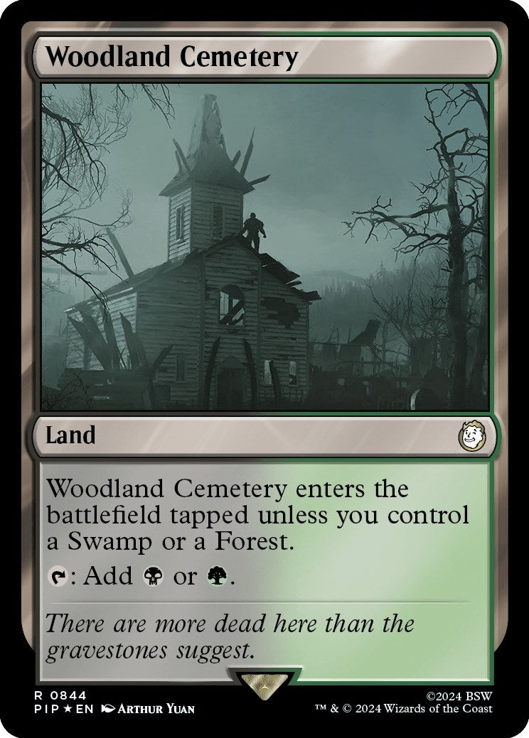 Image for Woodland Cemetery (Surge Foil) (844) - Magic: The Gathering