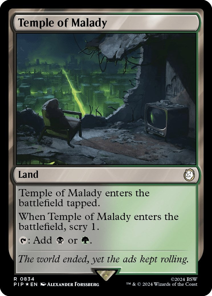 Image for Temple of Malady (Surge Foil) (834) - Magic: The Gathering