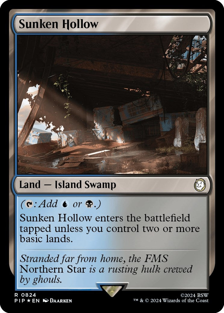 Image for Sunken Hollow (Surge Foil) (824) - Magic: The Gathering