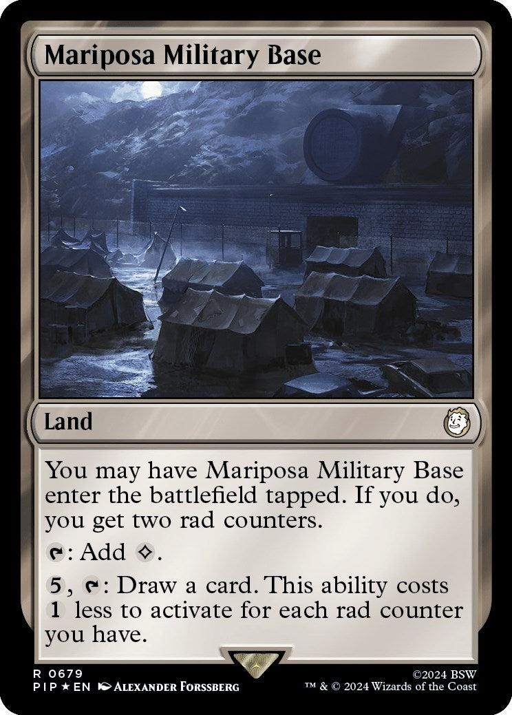 Image for Mariposa Military Base (Surge Foil) (679) - Magic: The Gathering