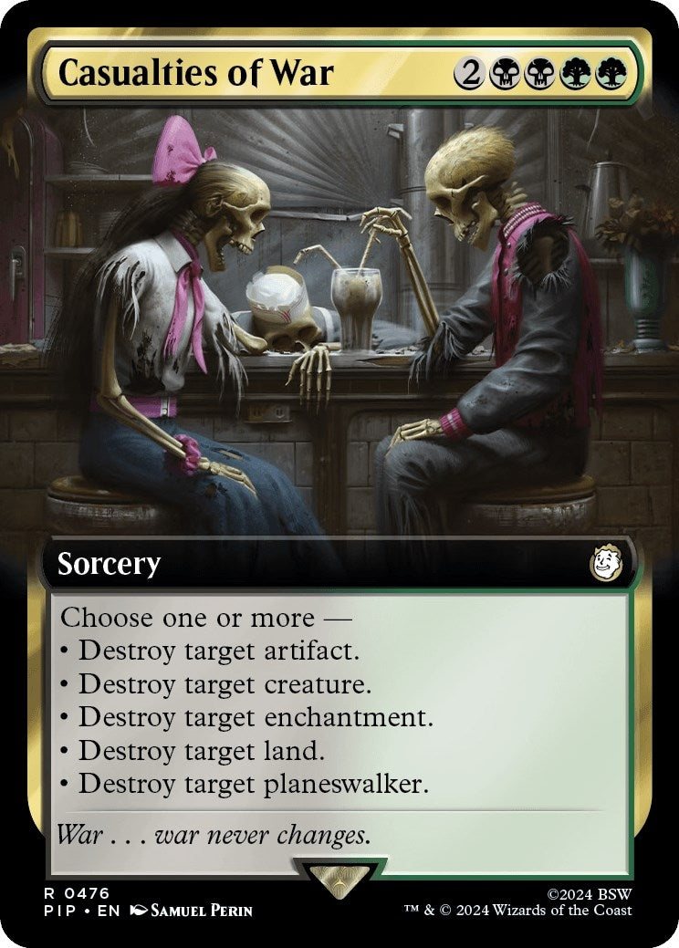 Image for Casualties of War (Extended Art) (476) - Magic: The Gathering