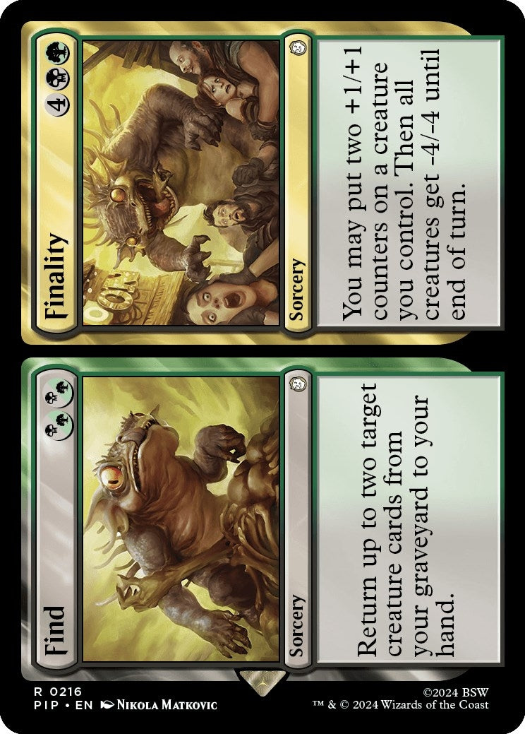 Image for Find // Finality (216) - Magic: The Gathering