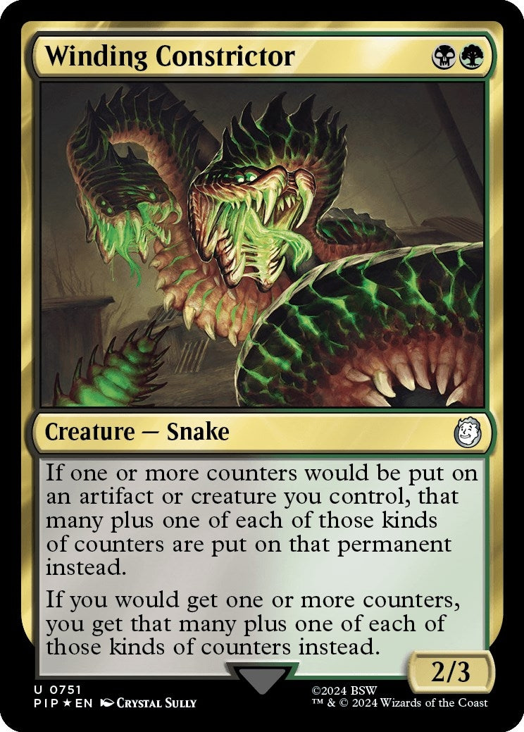 Image for Winding Constrictor (Surge Foil) (751) - Magic: The Gathering