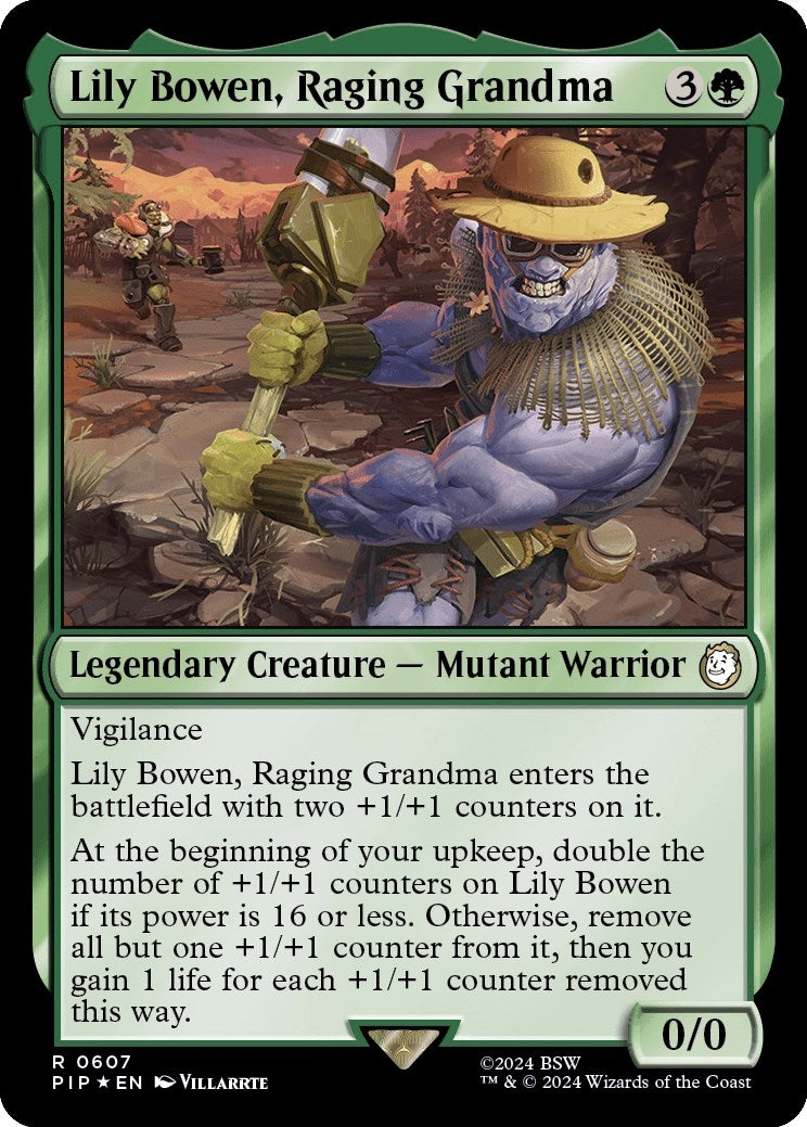 Image for Lily Bowen, Raging Grandma (Surge Foil) (607) - Magic: The Gathering