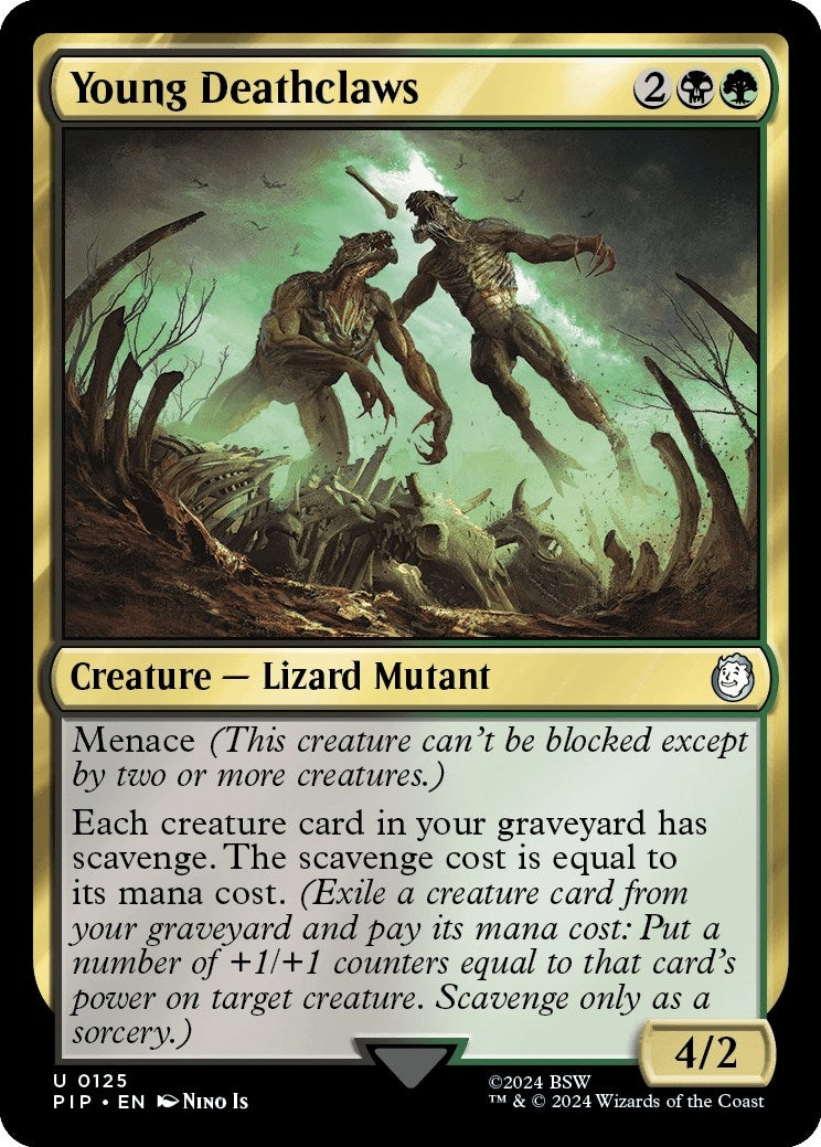 Image for Young Deathclaws (125) - Magic: The Gathering