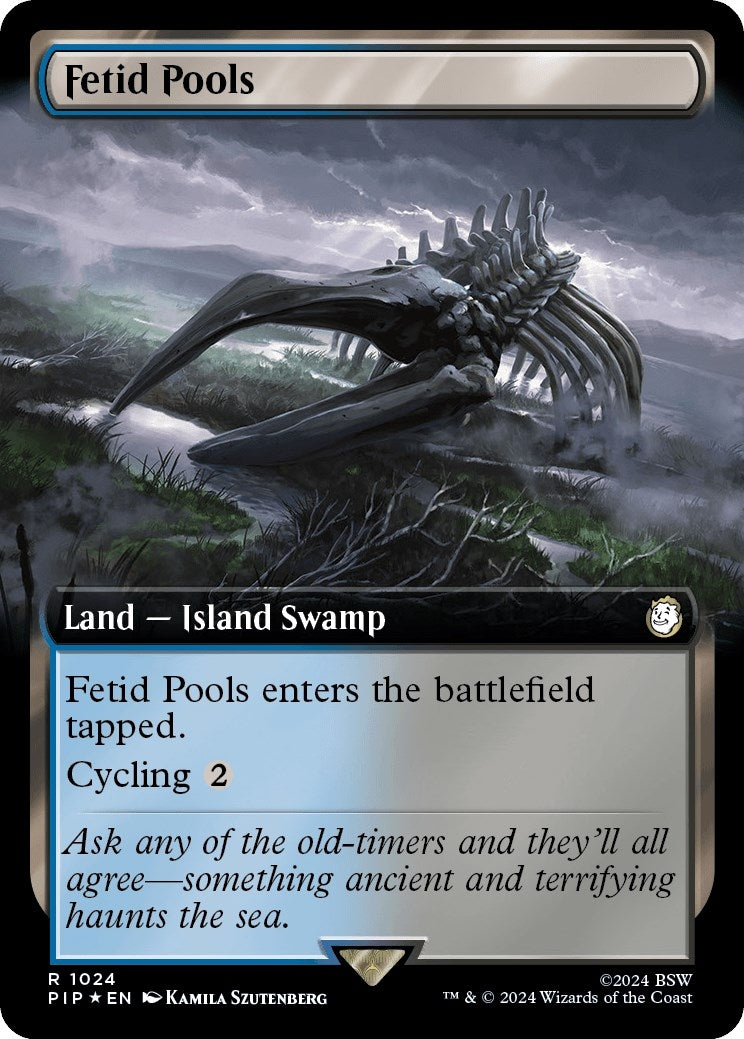Image for Fetid Pools (Extended Art) (Surge Foil) (1024) - Magic: The Gathering
