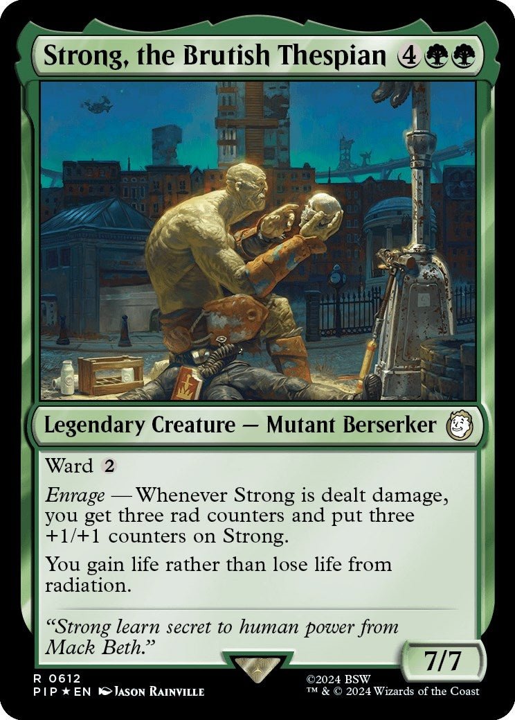Image for Strong, the Brutish Thespian (Surge Foil) (612) - Magic: The Gathering