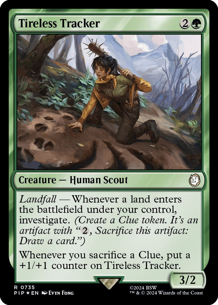 Image for Tireless Tracker (Surge Foil) (735) - Magic: The Gathering