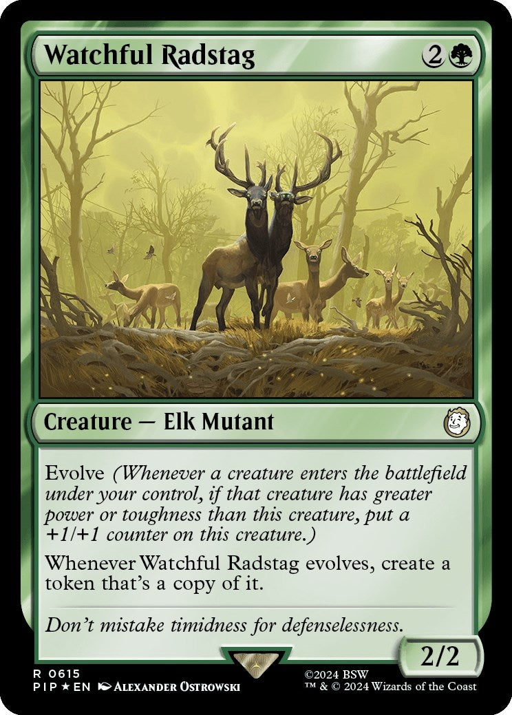 Image for Watchful Radstag (Surge Foil) (615) - Magic: The Gathering