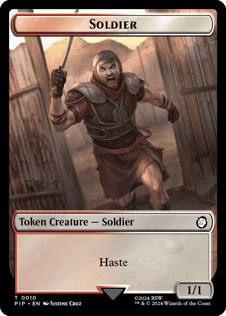 Image for Soldier (0010) // Food (0012) Double-Sided Token (10 // 12) - Magic: The Gathering