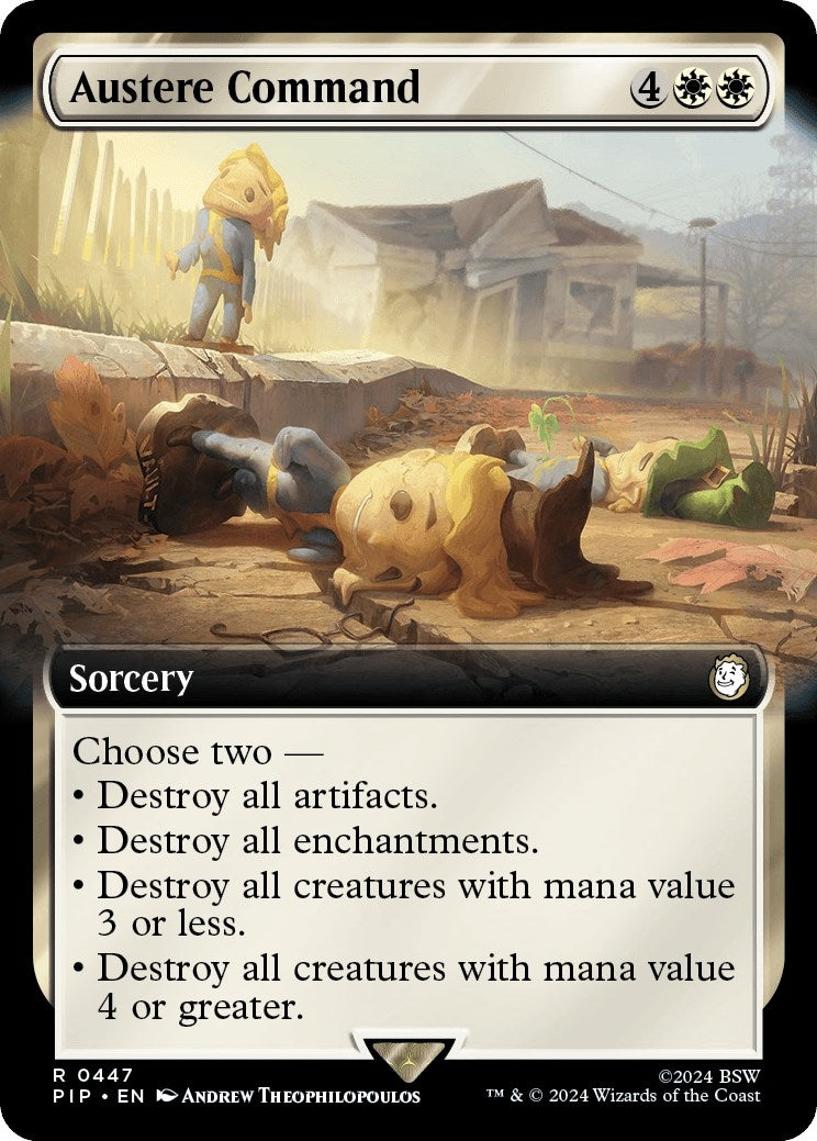 Image for Austere Command (Extended Art) (447) - Magic: The Gathering