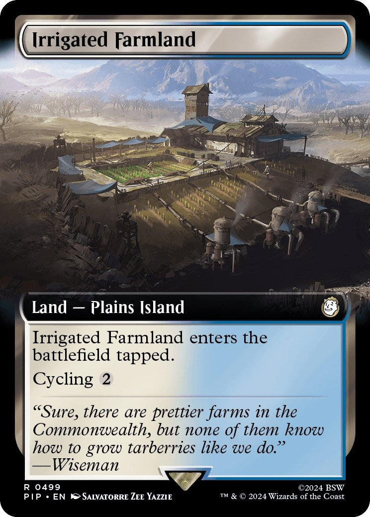 Image for Irrigated Farmland (Extended Art) (499) - Magic: The Gathering